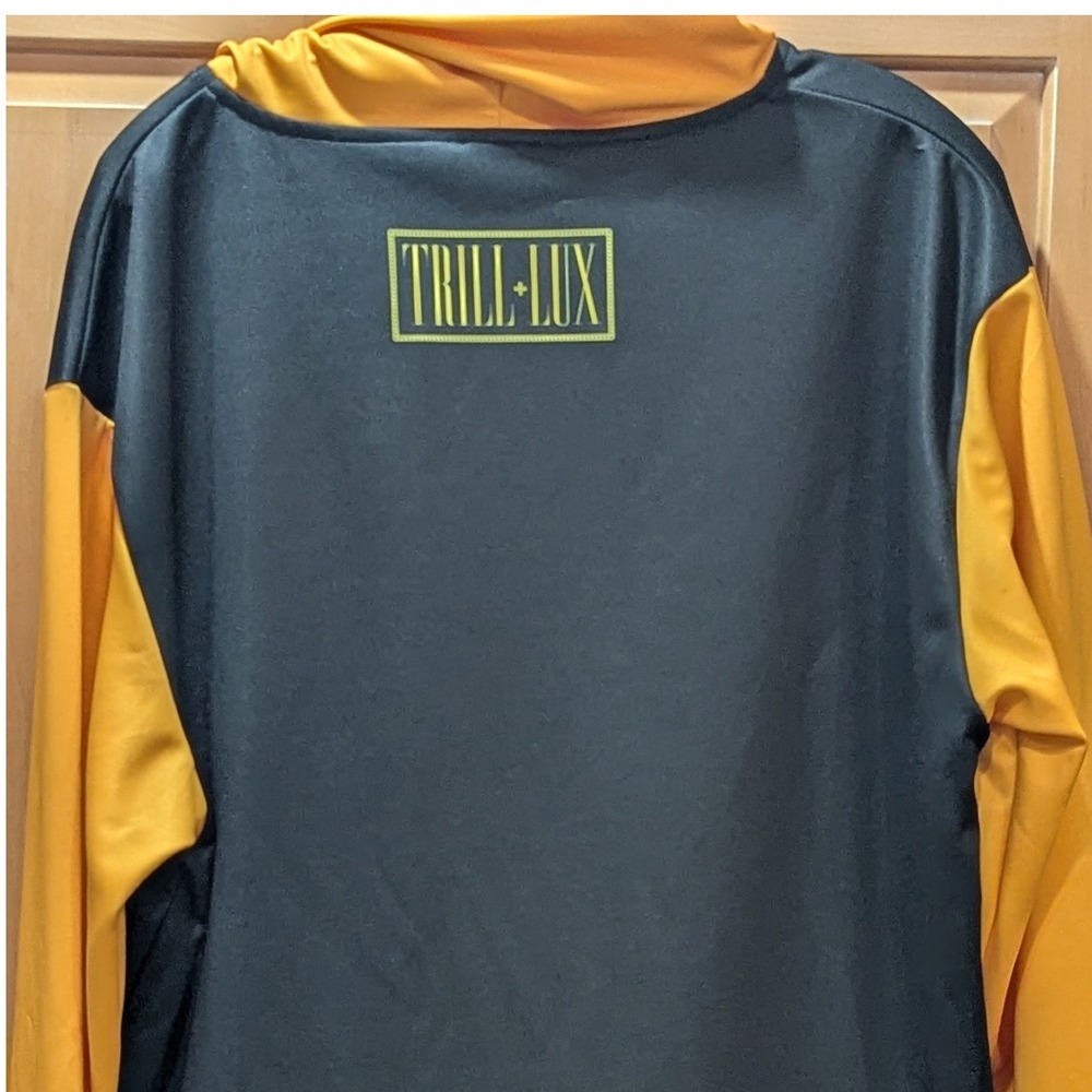 Trill & Lux Mens Hoodie XL Jordan 4 Lightning Inspired Wings Graphic Streetwear - Picture 7 of 10